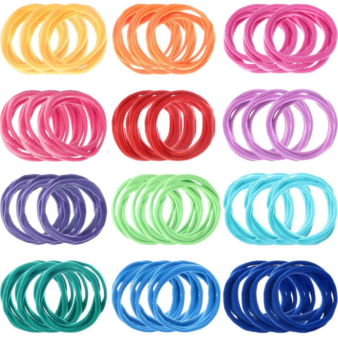 12 Colors Potholder Weaving Loom Loops Bulk Weaving Craft Loops with Multiple Colors for DIY Crafts Supplies Compatible with 7 Inch Weaving Loom(192 Pieces)